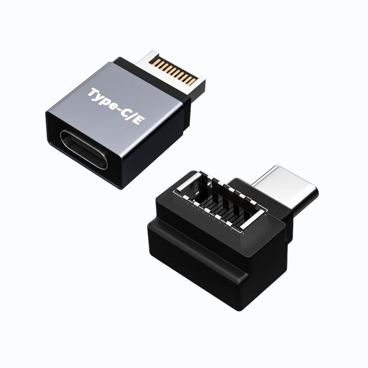 USB 3.1 Type-E to Type-C Extension Adapter, Gen 2 (10 Gbit/s) Male to Female Port and Internal Cable