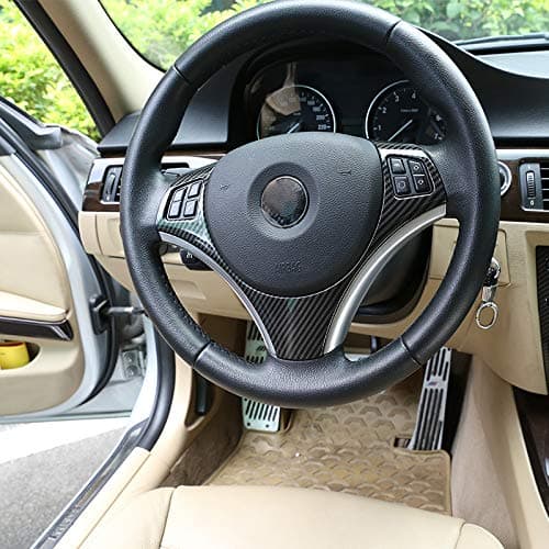 For BMW 1 Sreies E82 E87 2004-2011 3 Series E90 E92 E93 2005-2012 Car ABS Steering Wheel Button Decoration Frame Trim Auto Accessories
