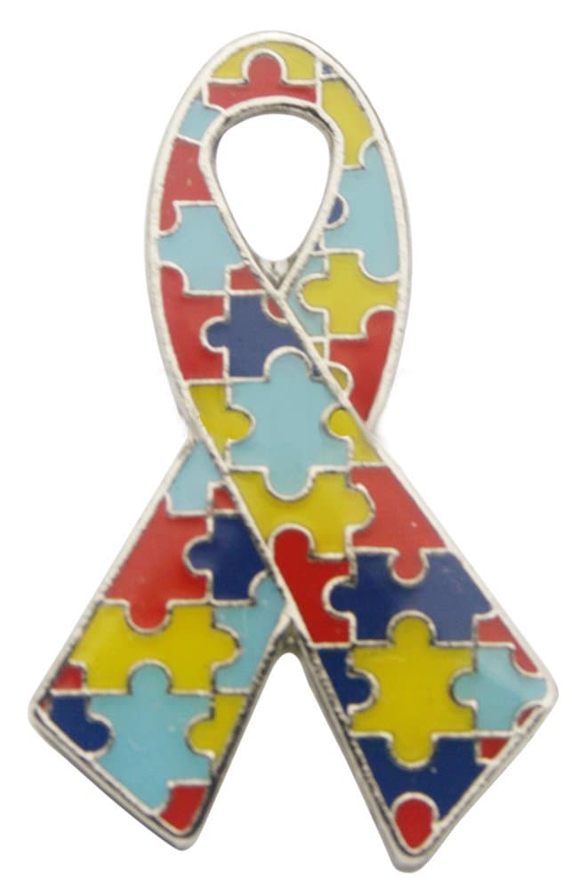 Autism Awareness Ribbon Pin