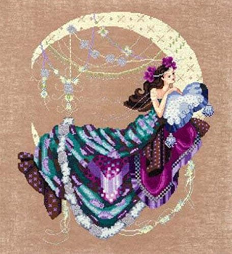 Nora Corbett Cross Stitch Chart Pattern ~ Moon Flowers