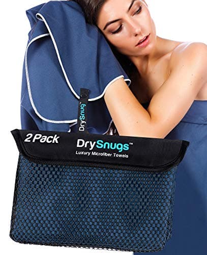 Large Compact Towels, Same Price as Small - The Perfect Microfiber Towel, Camping Towel, Sports Towel, Travel Towel, Microfiber Beach Towel, Gym Towel, Microfiber Towels for Body