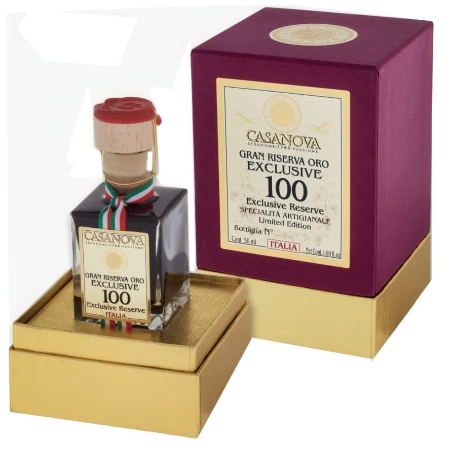 CASANOVA 1748 | 100 Years Old Balsamic Vinegar Modena GRAN RISERVA ORO ROYAL Limited Edition Bottle Numbered - 50ml