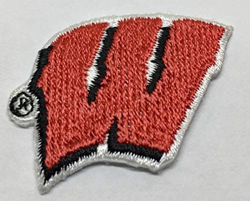 Wisconsin Badgers Small Embroidered Iron on Patch