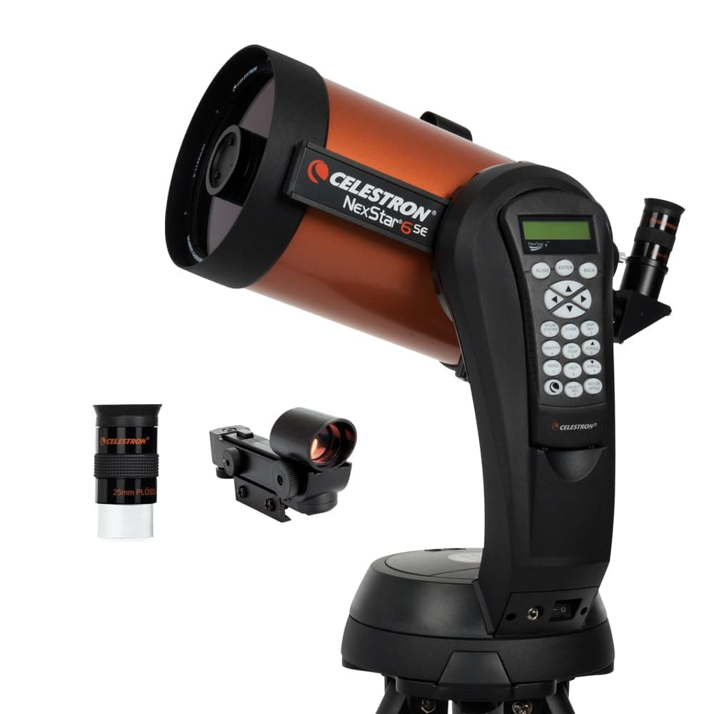 NexStar 6SE Computerized Telescope – 6-Inch Schmidt-Cassegrain Optical Tube – Fully Automated GoTo Mount with SkyAlign – Ideal for Beginners and Advanced Users – 40,000+ Object Database