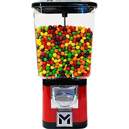 Candy Vending Machine for Small Candy with Square Globe, Nuts, Feed by American Gumball Company