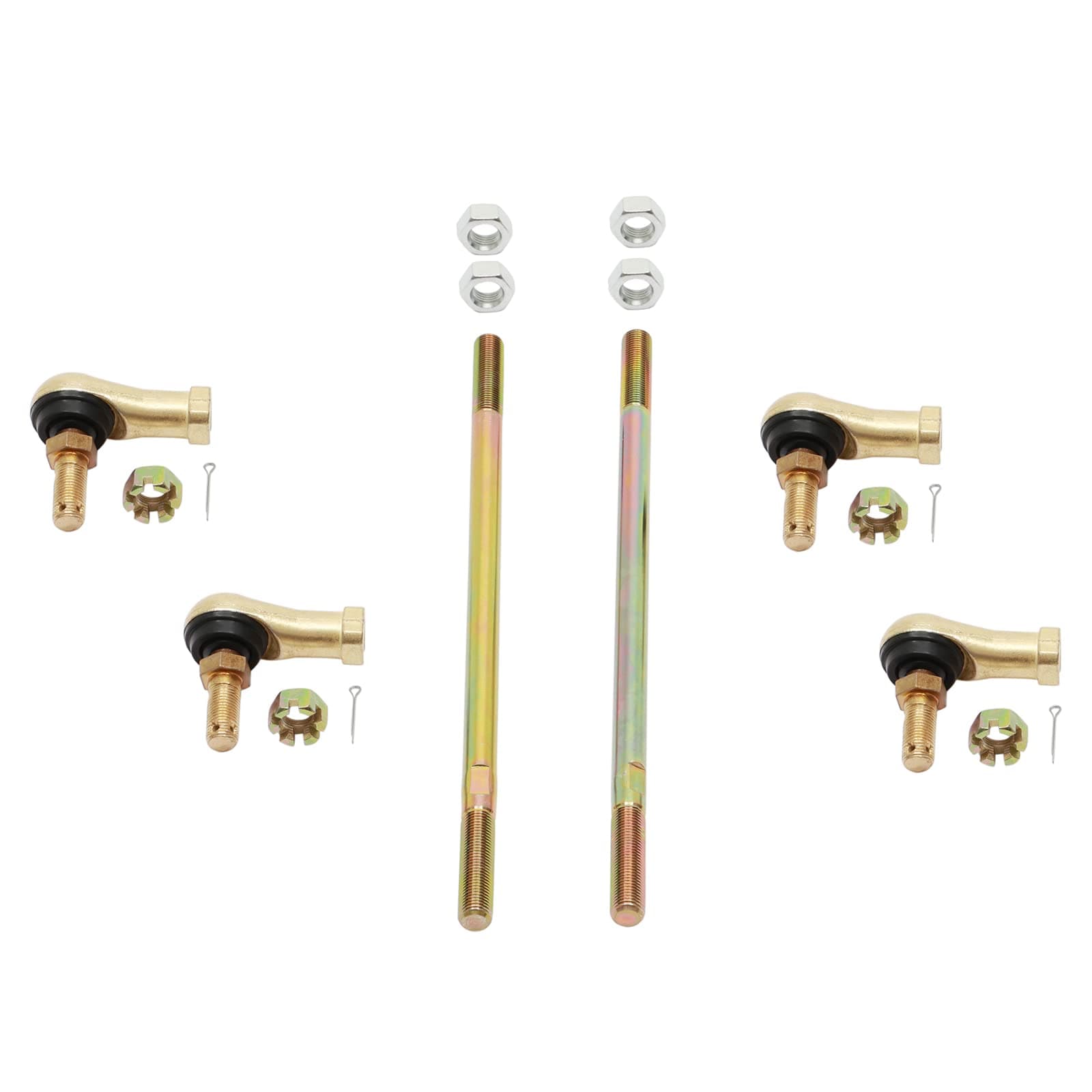 Tie Rod End Kit, Compatible with 2000-2012 Yamaha Big Bear 400, 2003-2006 Kodiak 400/450, 07-12 Grizzly 350/400 / 450, 04-06 Bruin 350, 06-10 Wolverine 350/450 Ball Joint Set ATV UTV Accessories