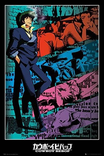 Cowboy Bebop Wall Scroll, Poster, One Size, Multicolor