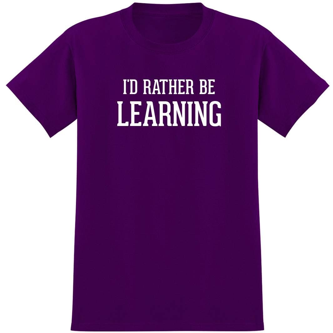 I'd Rather Be LEARNING - Soft Men's T-Shirt