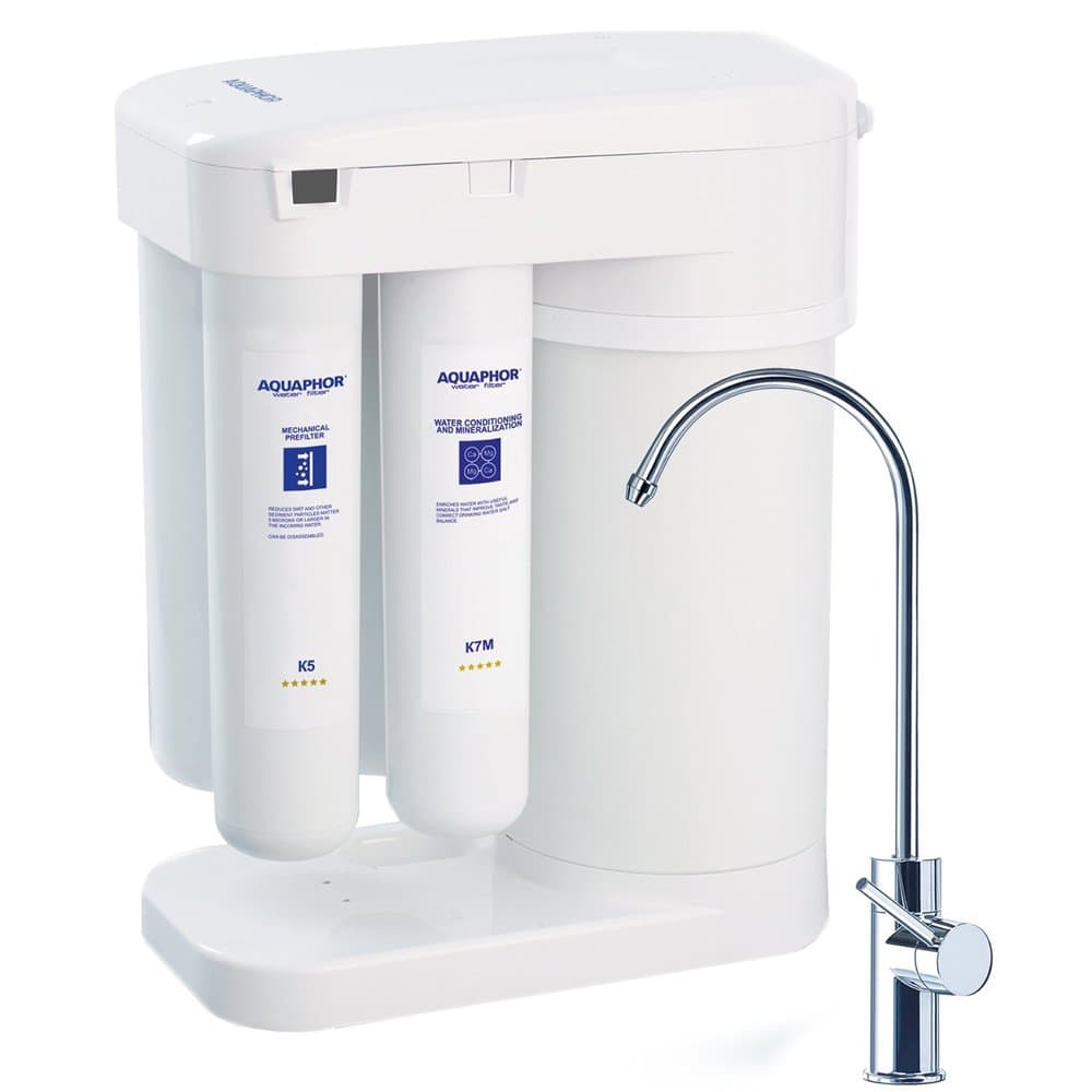 AQUAPHOR Reverse Osmosis Drinking Water Filter System with Mineralizer