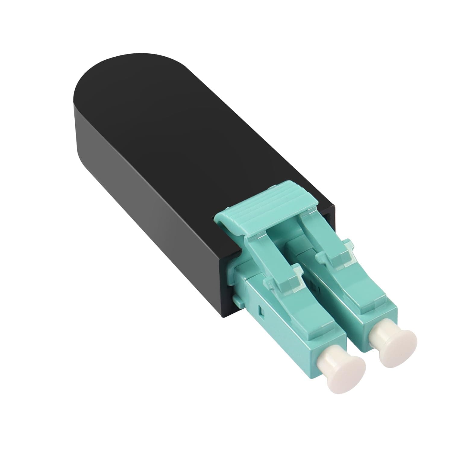 QIANRENON LC Multimode Duplex Fibre Optic Loopback Adapter 10Gb OM3 LC/UPC Fibre Optic Patchcord Looper Coupler 50/125μm LC Fibre Optic Test Plug, for Fibre Optic Networks Fibre Optic Cable Testing