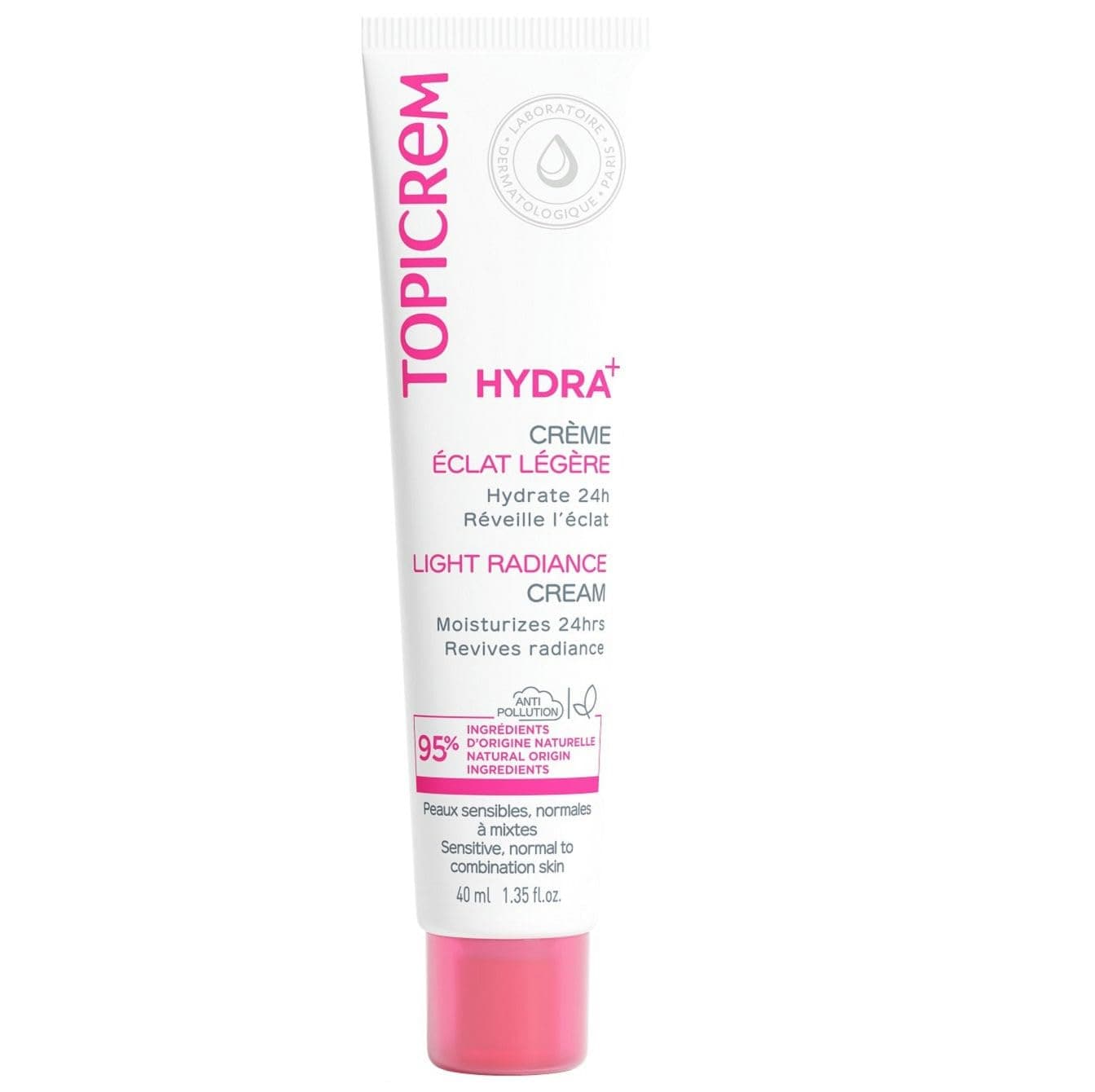 Topicrem HYDRA+ Light Moisturizing Radiance Cream 40ml
