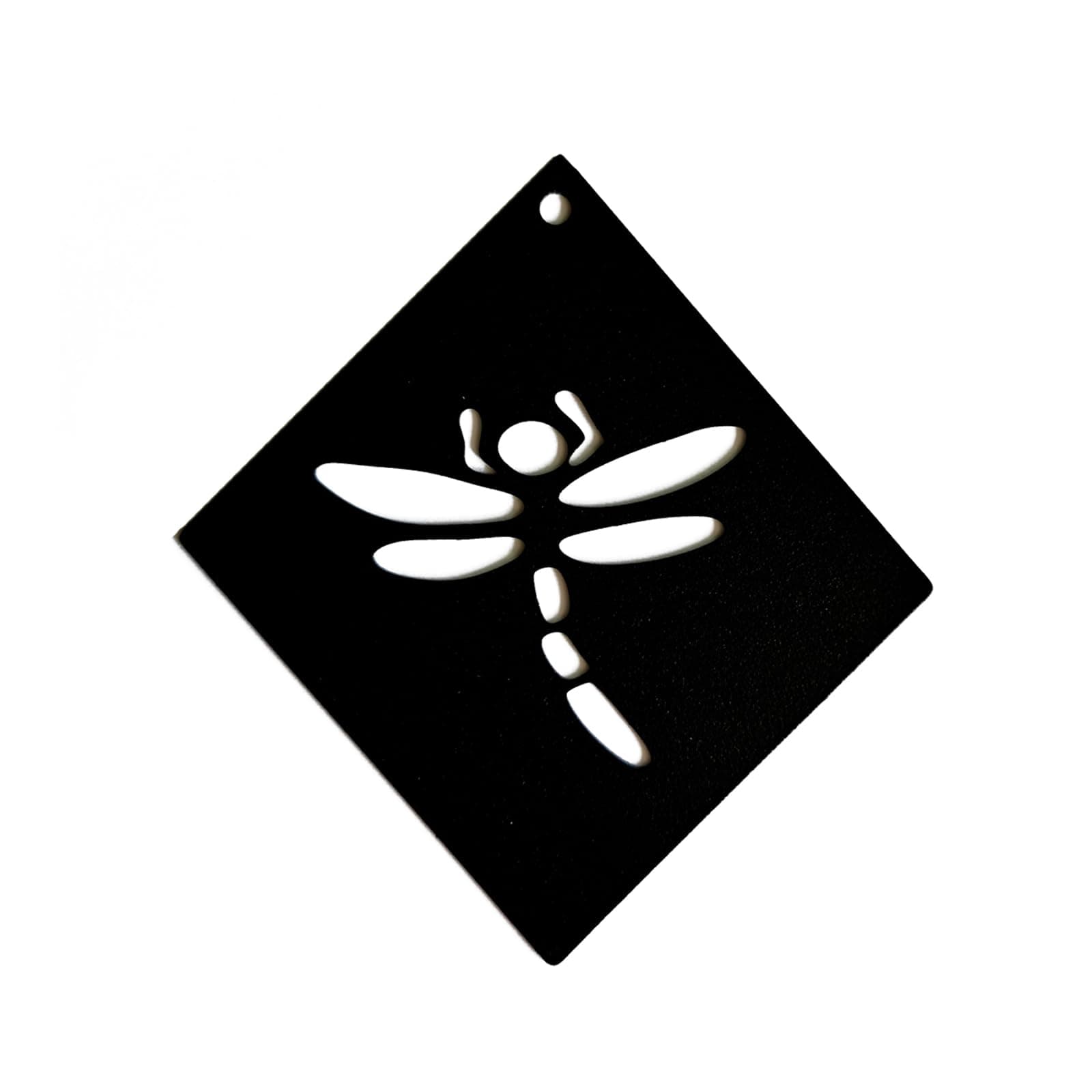 Replacement Wind Chime Sail, Wind Catcher Replacement with 16.4FT Nylon Cord, Metal Wind Chime Parts Replacement for Sympathy Outdoor Wind Chimes and Wind Bells, Black Dragonfly