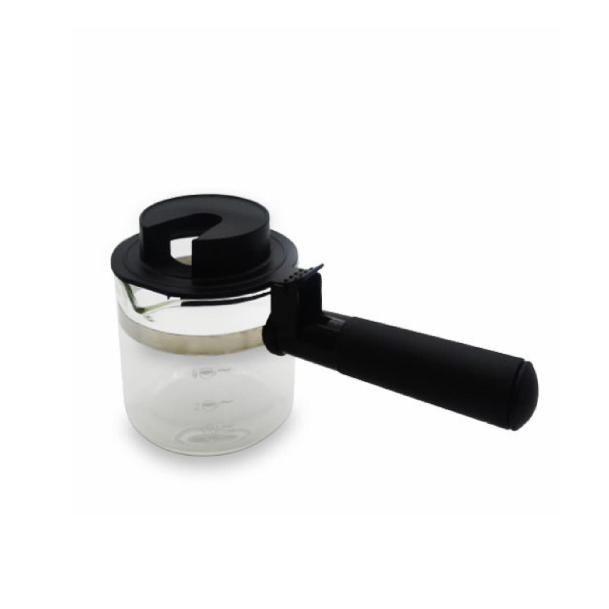 4cup Glass Replacement Carafe with Black Handle