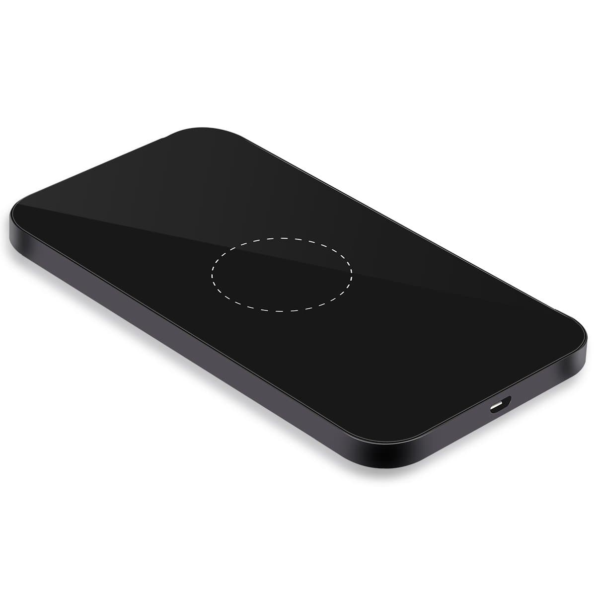 INTS Fast Wireless Charger NEW 10W Quick Charge QI Wireless Charging Pad Power Port Inductive Charger G1 (Black)