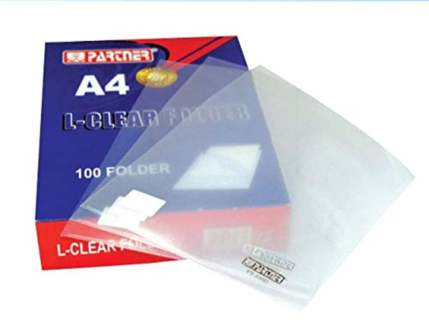 Partner Clear L Folder-A4 - 100 Pieces