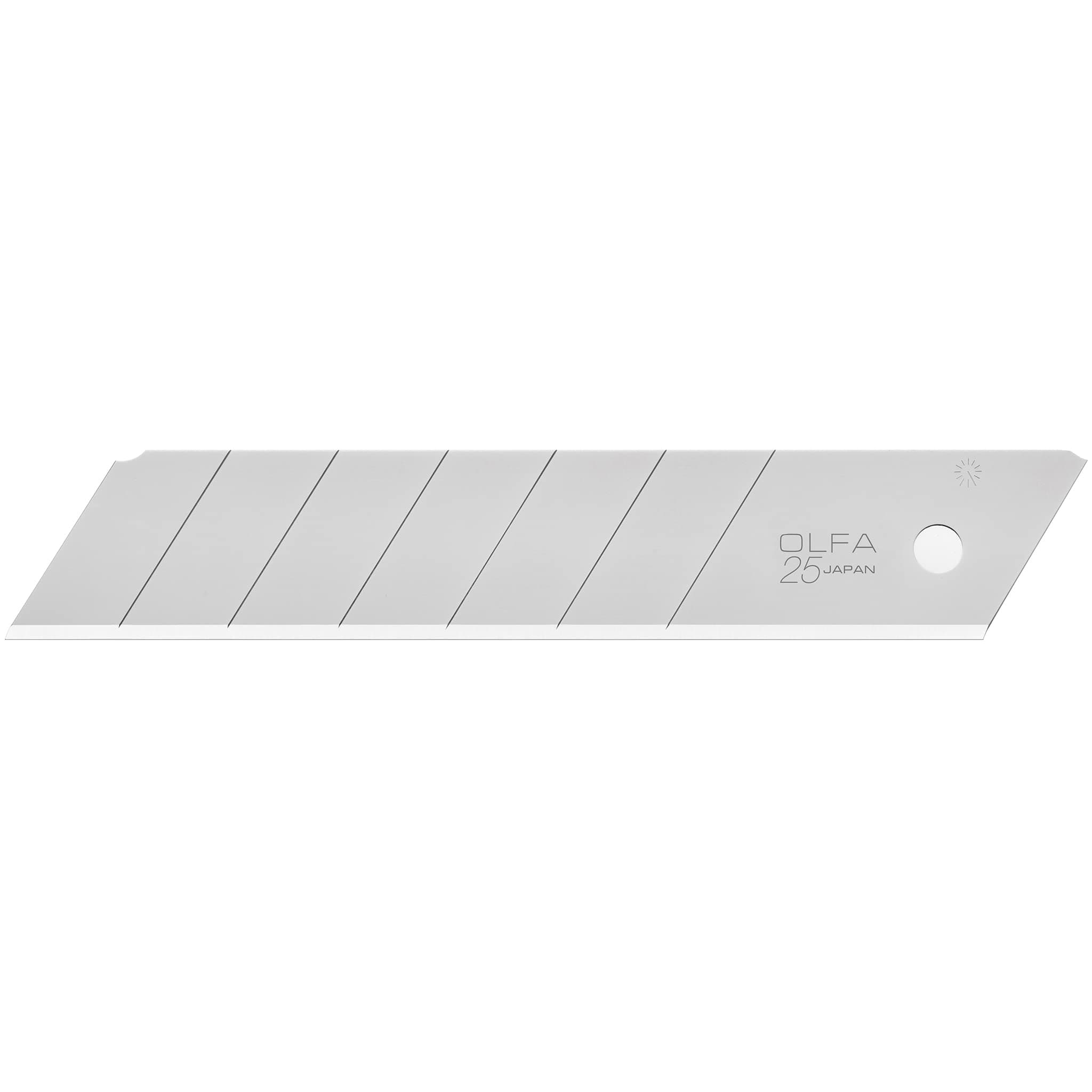 25mm Extra Heavy Duty Snap Off Replacement Blades, 5 Blades (35 segments) HB-5B - Snap-Off Utility Knife Replacement Blades, Fits any 25mm Utility Knife