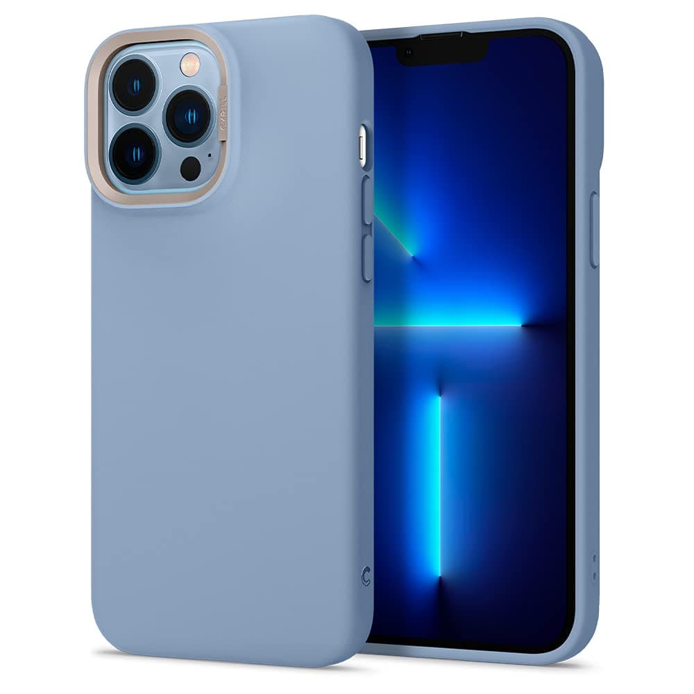 CYRILL Back Cover for iPhone 13 Pro Max (TPU, PC | Blue, Sky | Solid)
