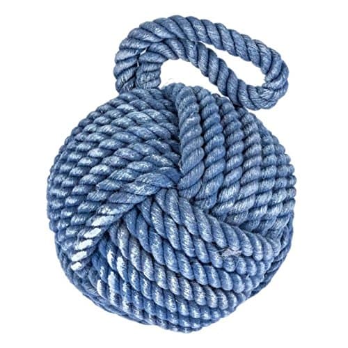 Nautical Knot Door Stopper - Blue