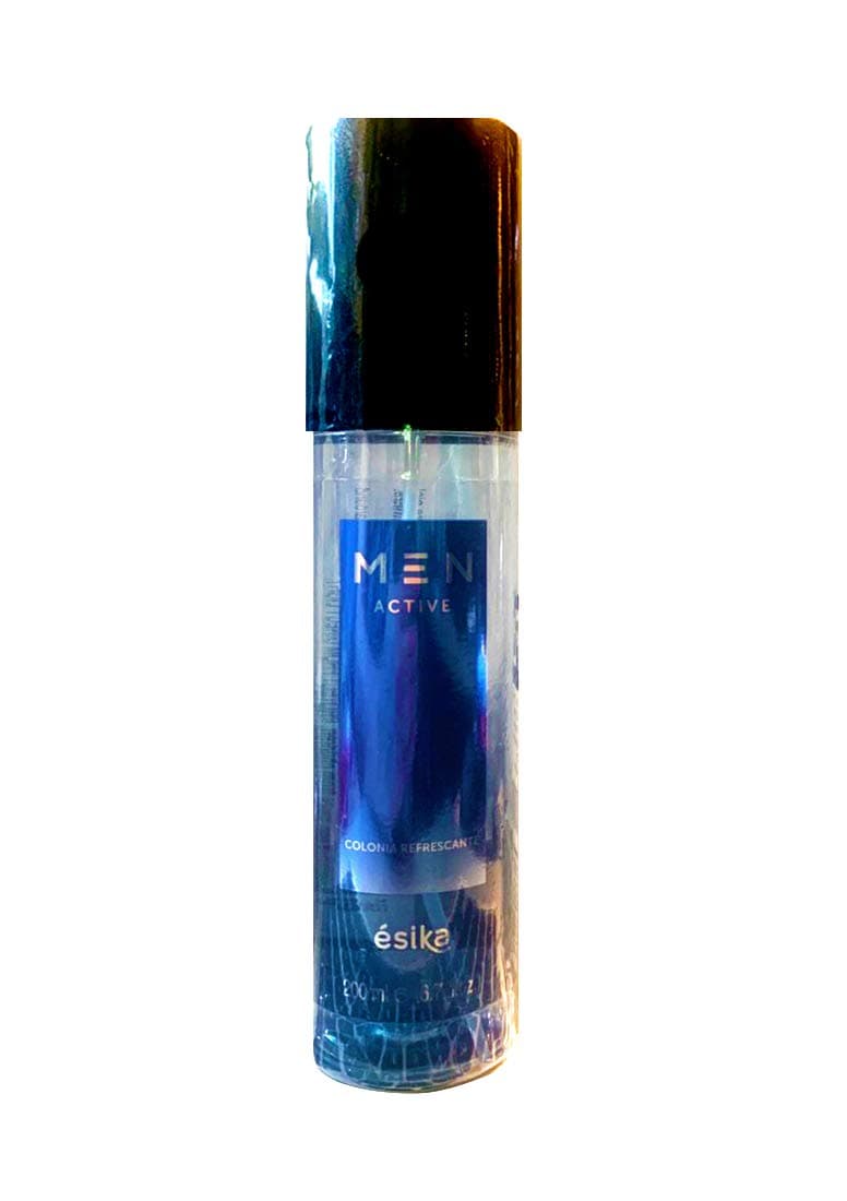Men Active Refreshing Cologne, Herbal Aroma with Fresh Notes of Bergamot and Mint, 6.7 fl oz / 200ml