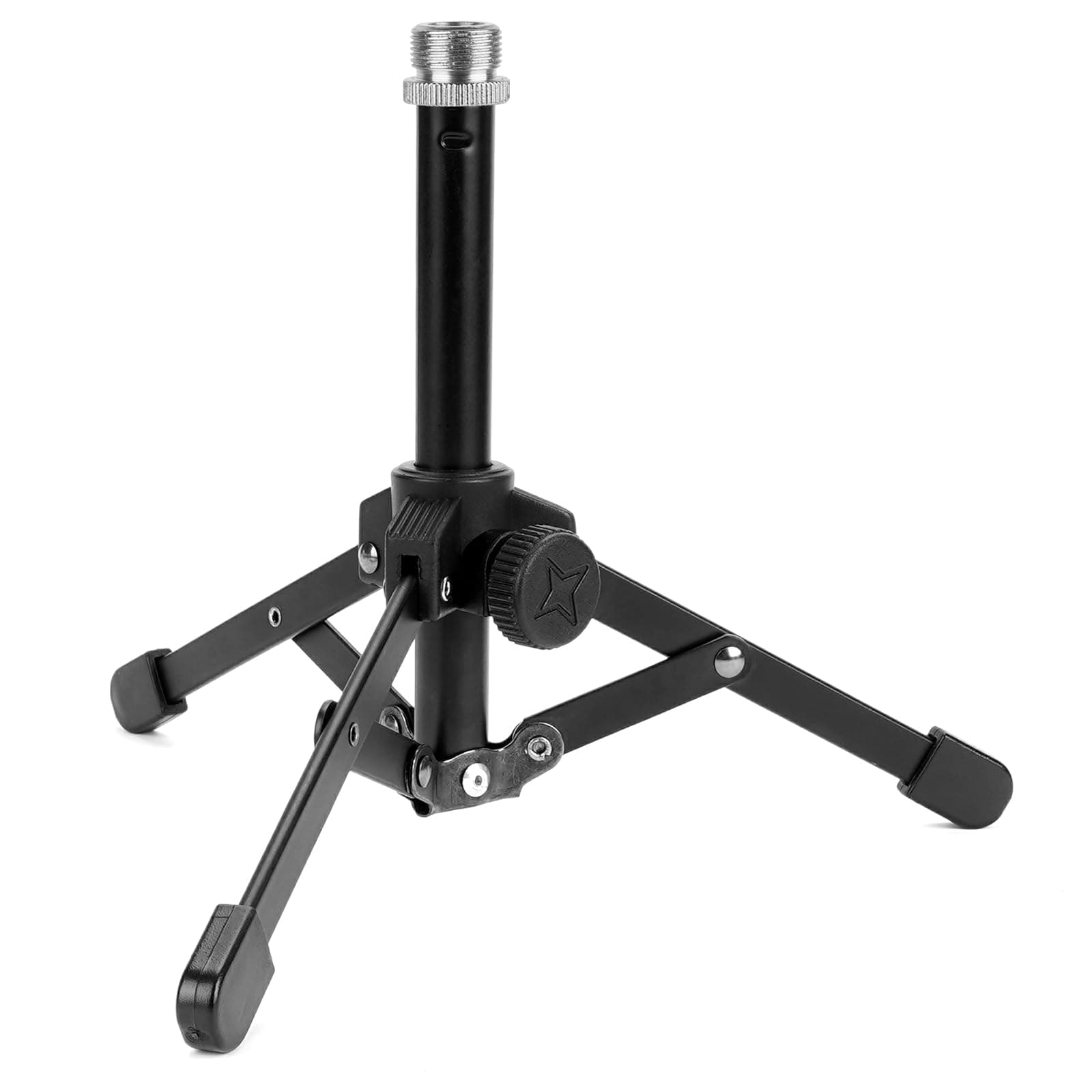 for Creators Tabletop Tripod Mic Stand Compatible with AKG D5, P120, P420, P820, C1000S, C3000, C451B, P5i, P3S Microphones, Desktop Mic Stand with Foldable Non-Slip Feet