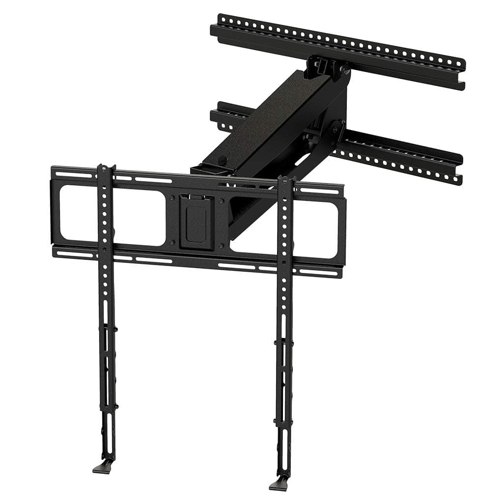 MM340 Above Fireplace Pull Down TV Mount- Televisions 44" to 80" Up to 90 lbs - Safe Auto-Adjusting TV Mounts - Patented Motion Stops, Handles, Balancing Technology - Superior Steel