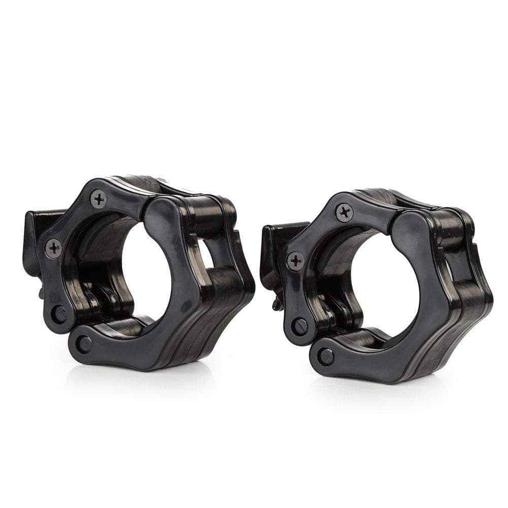 One Pair 50mm Quick Release Barbell Lock Collar Black