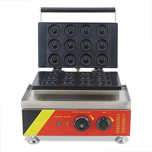 Open Kitchen NP-5 Commerical/Home Use 12pcs 110v 220v Electric Commercial 5cm Donut Doughnut Machine Maker Iron Baker Baking Equipment CE Certification Unknown Binding