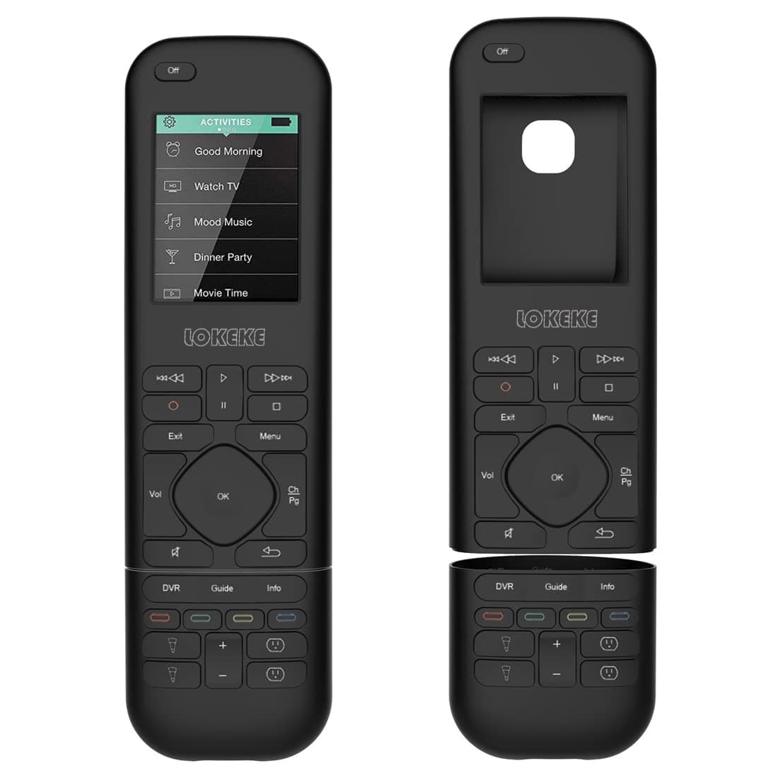Logitech Harmony Elite Remote Control Protective Case, LOKEKE Silicone Protector Case Cover Shell - Black
