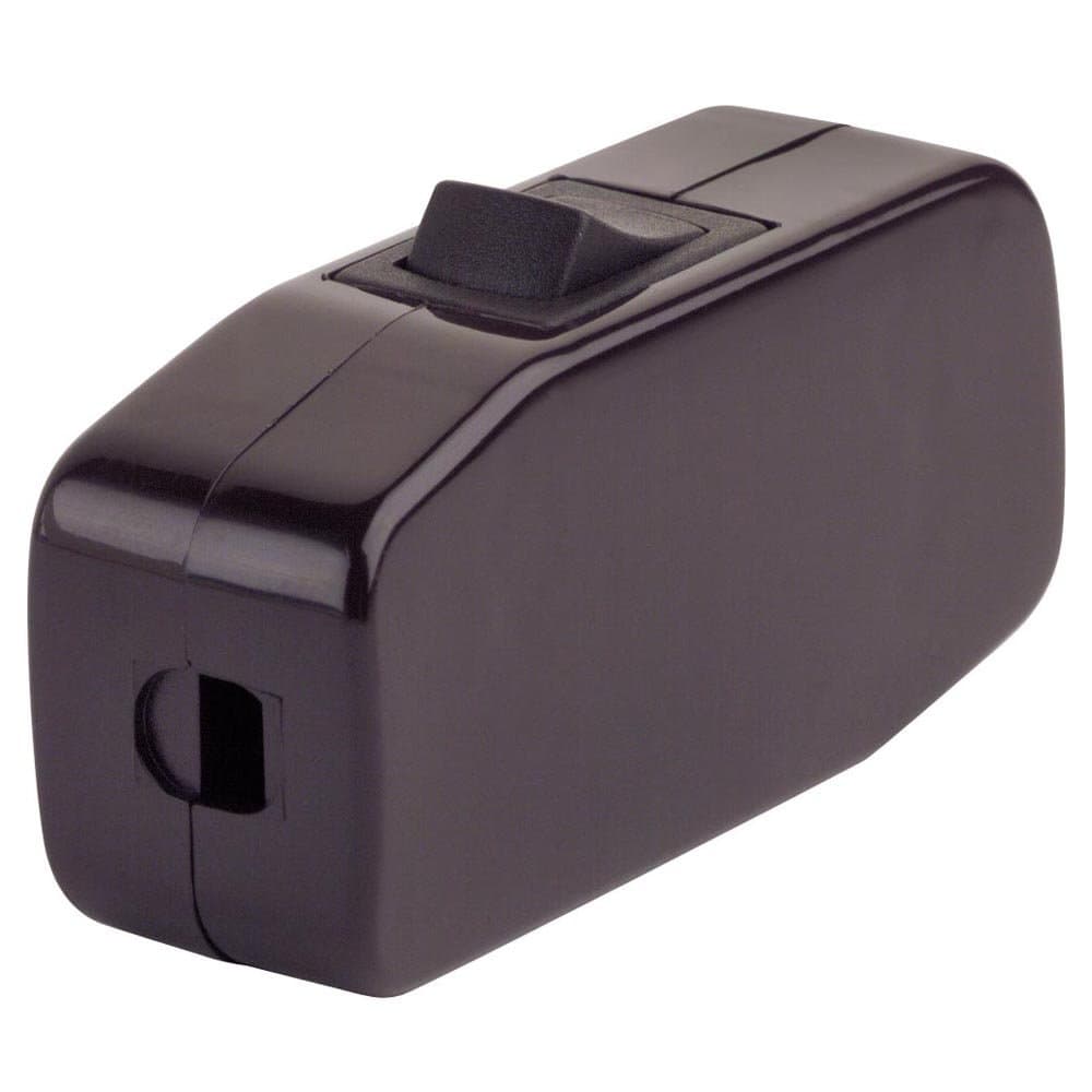 Leviton Appliance Switch, Feed-Through Switch Rocker, Single Pole, Single Throw, 3A-125V AC, 5410, Brown