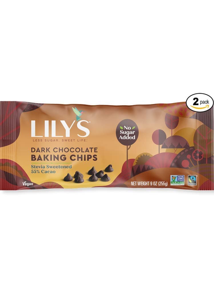 Lily's Dark Chocolate Chips- 9 OZ(2-Pack)