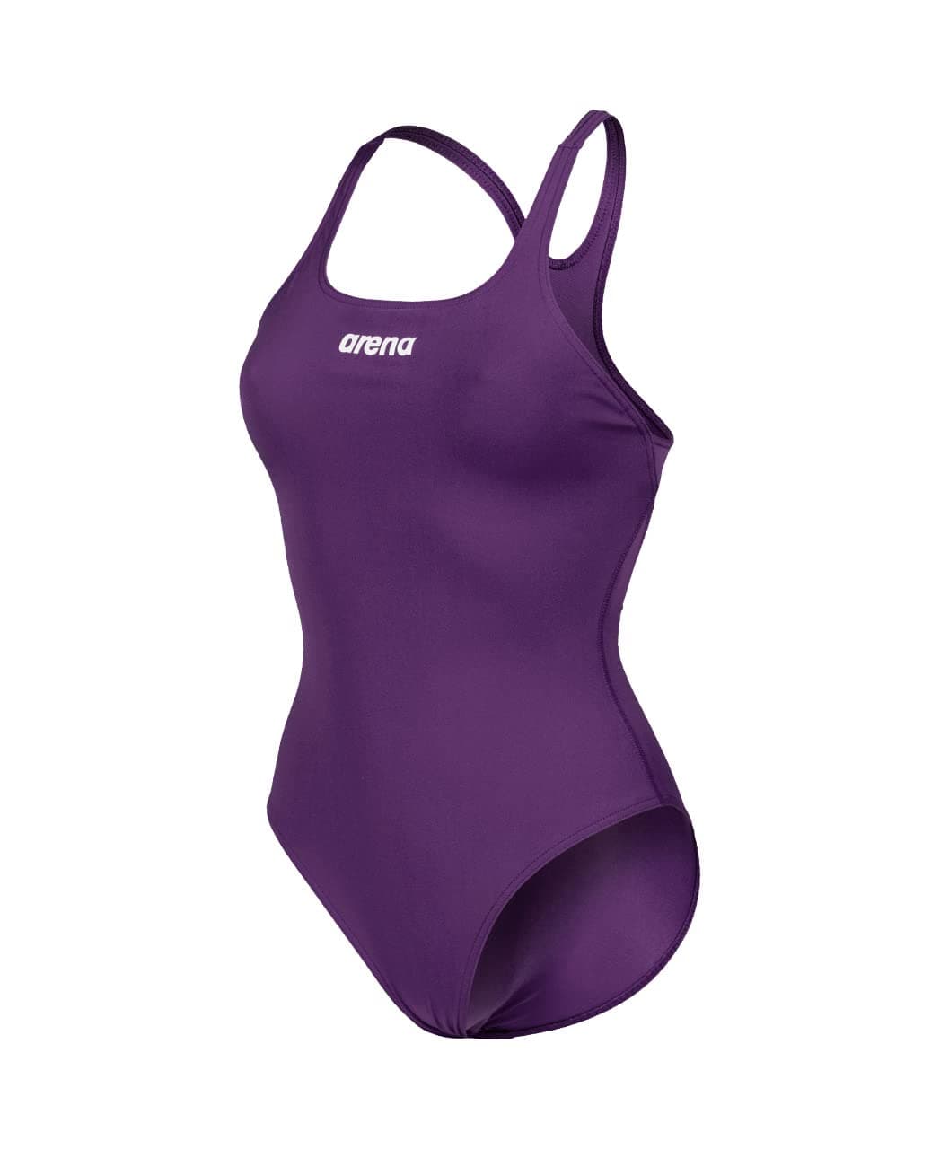 arena Solid Swim Pro Team Women's One-piece Swimsuit, Quick-drying, Sports Swimsuit in arena MaxLife ECO-FABRIC with Maximum Chlorine Resistance and UPF 50+ UV Protection