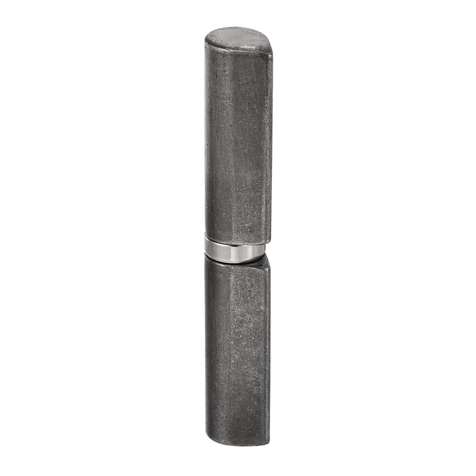 sourcing map 1 Pcs Weld on Barrel Hinges, 5-1/2" x 7/9" (LxD) Carbon Steel Weldable Detachable Barrel Hinges for Metal Gate Swing Door Trailer Ramp,0.39" Pin OD