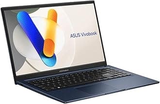 ASUS (Upgraded) Vivobook 15 R1504V Laptop, 15.6" FHD IPS Display, Intel Core i3-1315U, 8GB RAM, 512GB SSD, Intel UHD Graphics, Backlit Keyboard, Wi-Fi 6E, Win 11, Quiet Blue