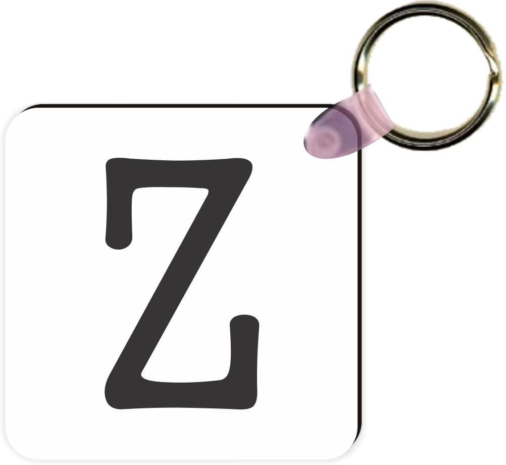 Rikki Knight Bold Letter "z" Initial Monogram, White