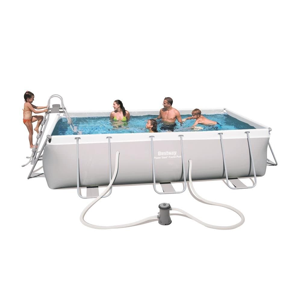 Bestway Pool Set Rectangular, 404X201X100, 56441