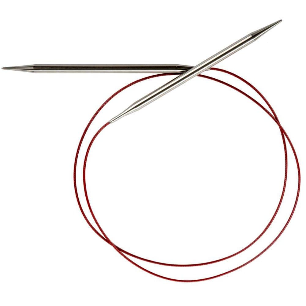 Knit RED Circular Needle 100cm 2.25mm - 1pc