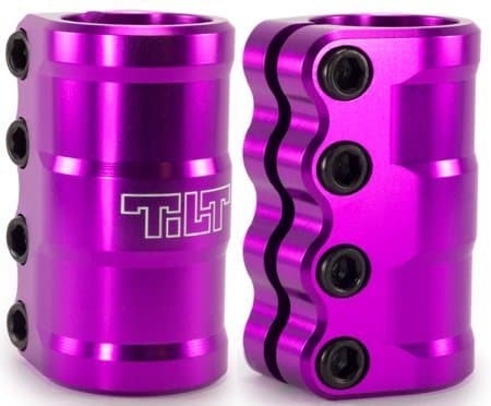 Tilt SCS Clamp THE ARK LT Standard Bars Compression System For Scooters PURPLE