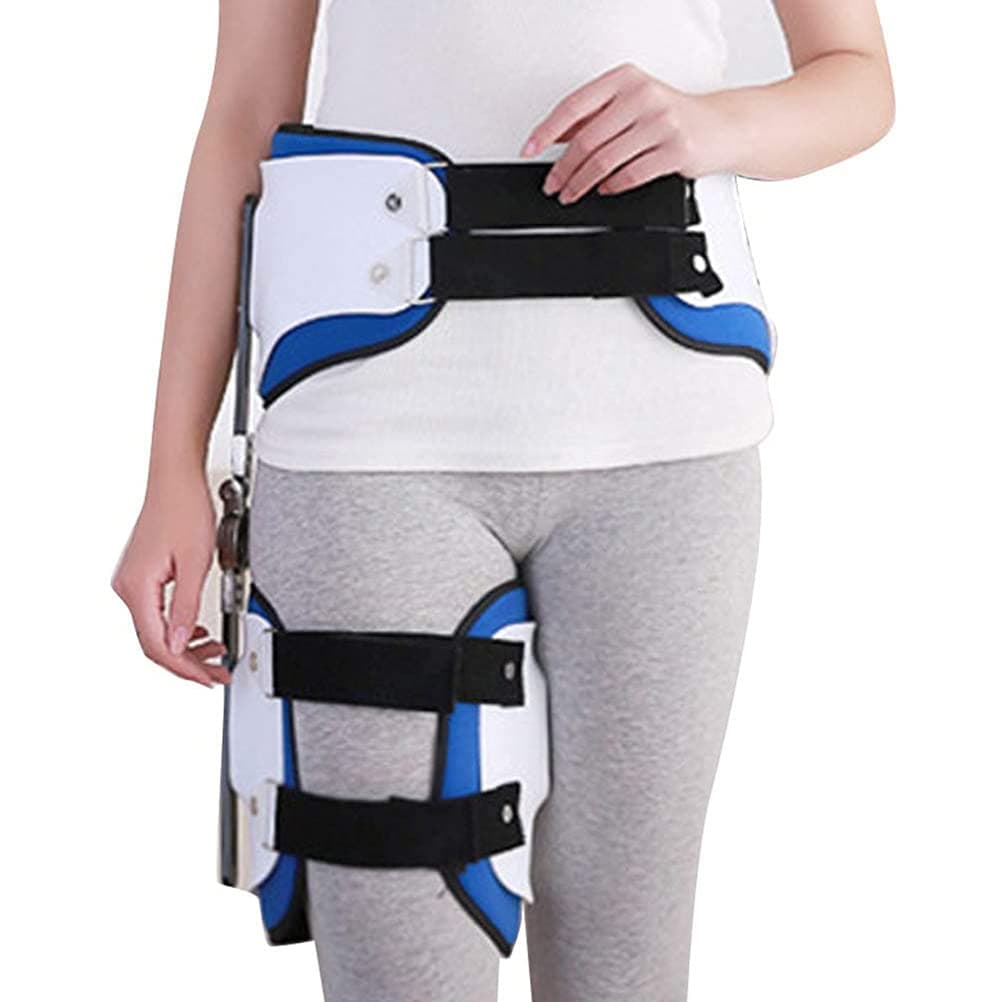 HSRG Hip Stabiliser Support Brace, ROM Post-op Hip Abduction Brace, Hip Joint Corrector Hinged Hip Abduction Orthosis, for Hip, Groin, Thigh and Sciatic Nerve Pain Relief