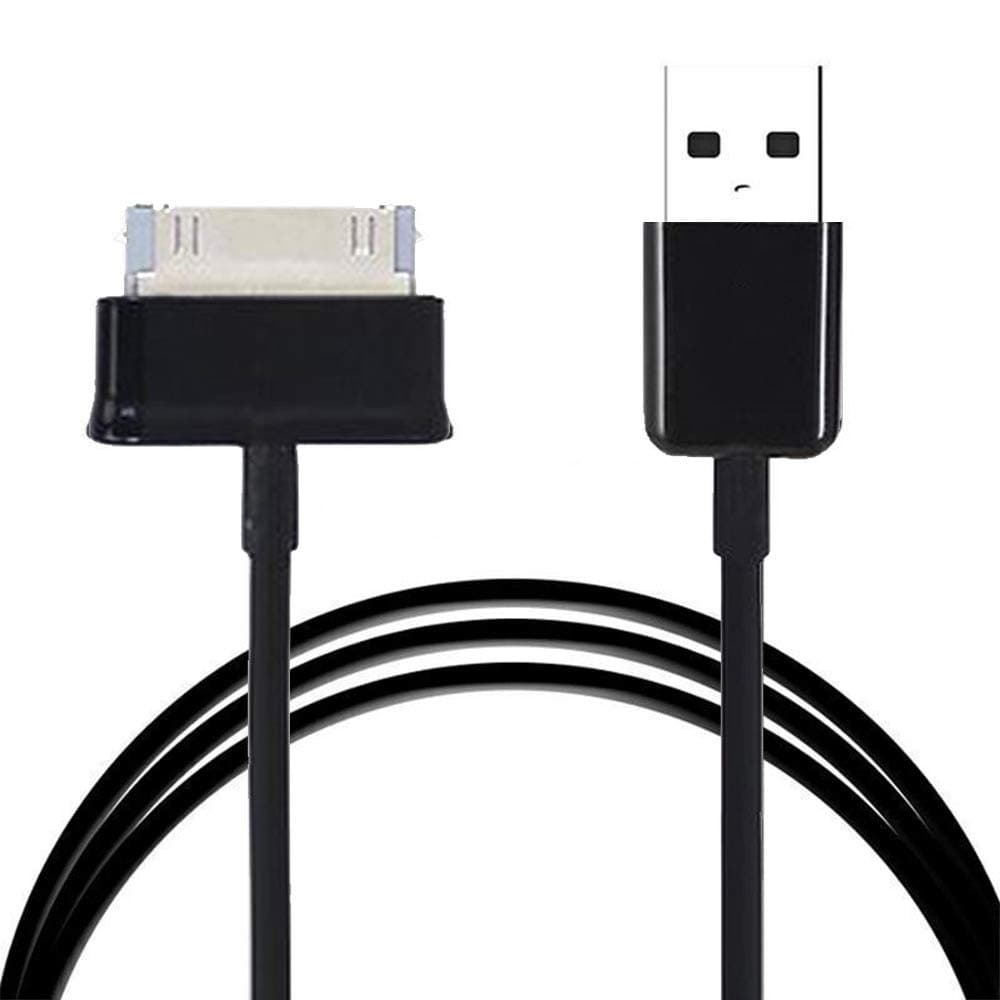 Tablet-USB-Charging Cable Power Supply Cable Cord for Samsung P1000 P1010 P6200 30 pin USB Data Cable Charger for GT-N8000 GT-P7510/ 5100/3100 P5100 P5110 P7500 P7300 P6800 P3100 Charging Cord