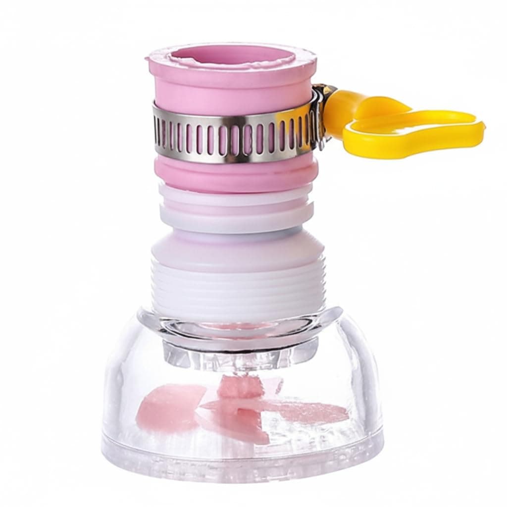 XML Kitchen Tap Extension Flexible Anti Splash Water Saving Movable Sink Faucet Expandable Water Tap Filter Shower Head Rotatable Nozzle Adapter Tap Extender for Kitchen Sink Tap Pack of 1, Plastic