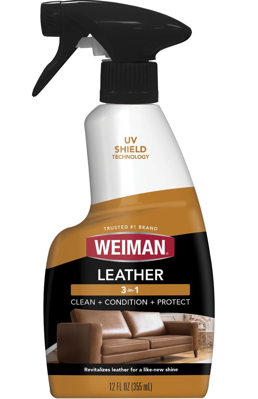 Weiman Leather Cleaner, Black, 355 g