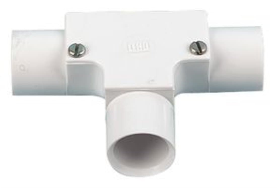 PRO POWERIT20 Inspection Tee, White, Single Pack, 20 mm