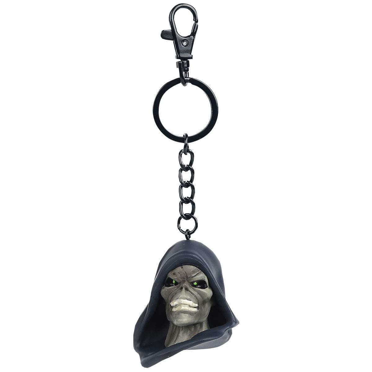 Iron Maiden Grim Reaper Eddie Plastic Key Chain Multi