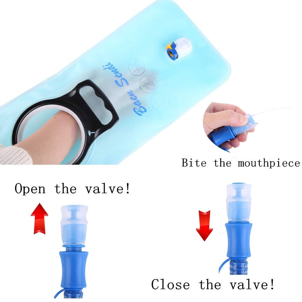 Hydration Pack with 2L Backpack Water Bladder - Great for Outdoor Sports of Running Hiking Camping Cycling Skiing