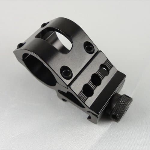 MAX OFF SET TACTICAL Weapon Mount For Olight M20/M21/M30, Fenix TK11, TK12, TA21, JETBeam M1X/M2S/JET-III M/RRT-1/RRT-2 and many more 1" Diameter size Flashlight