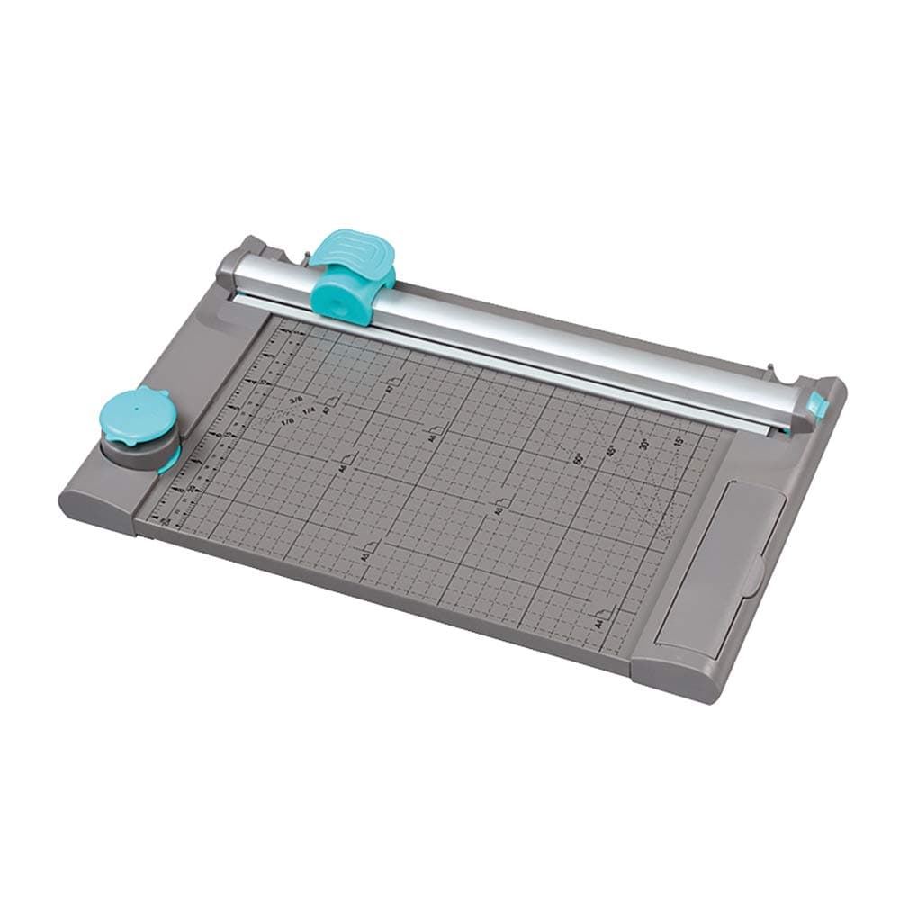 Paper Cutter, Multi-Functional Paper Rotary Trimmer Rolling Cutter Machine Guillotine with 5 Cutting Styles for A4 A5 A6 Photo DIY Craft Business Card