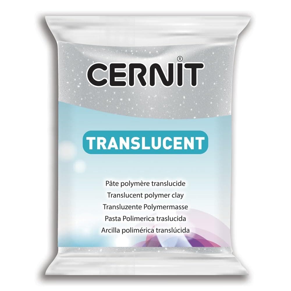 - CERNIT Transparant Clay 56g, Translucent White, 7 x 5.5 x 1.5 cm