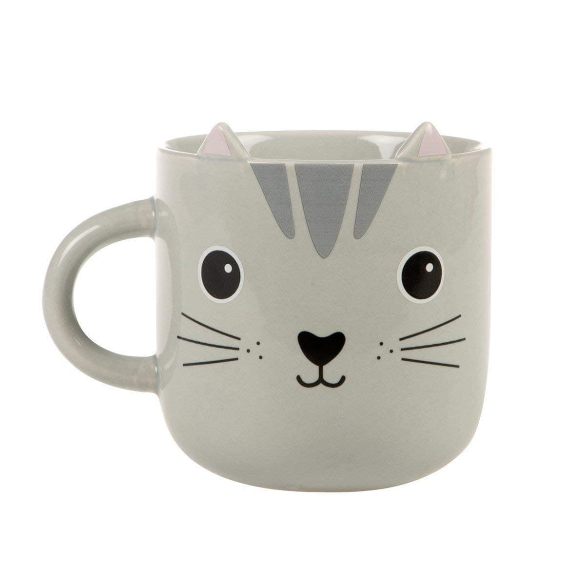 Sass & Belle Cat Blanco Mug