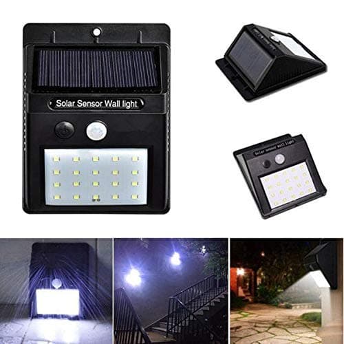 Ever Brite Solar Power LED Light Outdoor Motion Activated Sensor for Home Garden, Balcony, Main Door Outdoor Areas