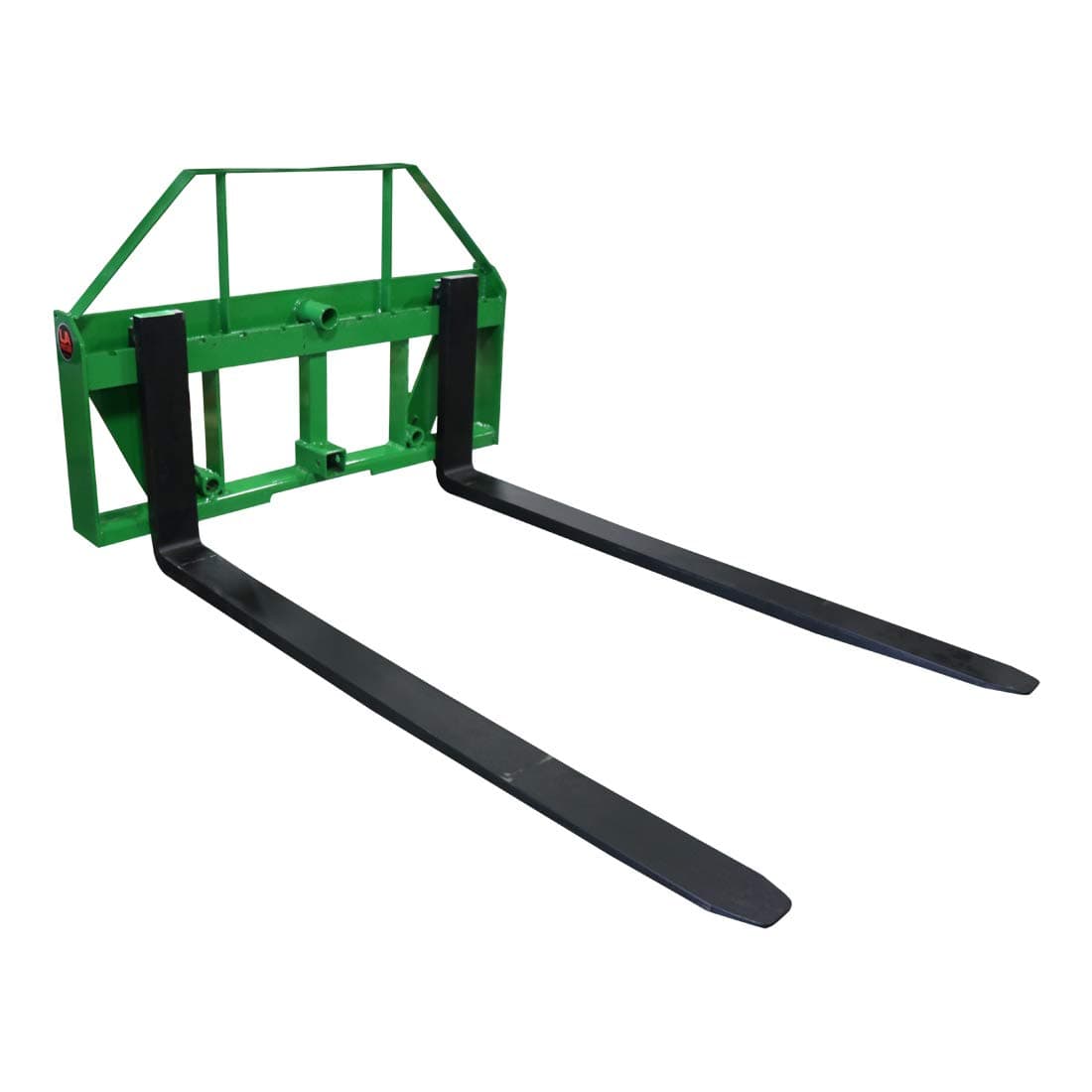 Titan AttachmentsUA USA Made Pallet Fork Frame Attachment, 60" Fork Blades, Fits John Deere Global Euro Tractors, Rated 4,500 LB